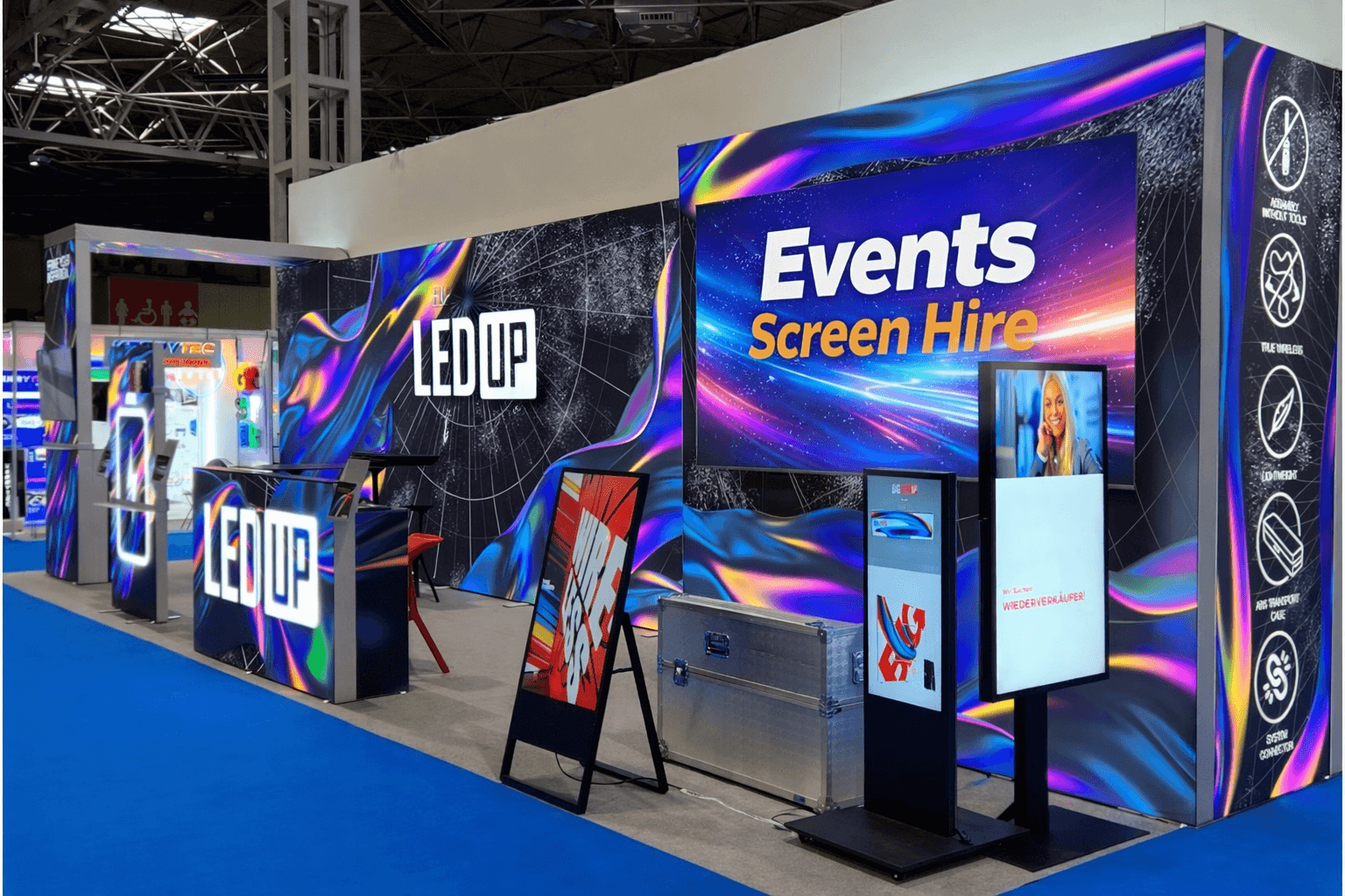 Product Launch & Brand Activation Screens